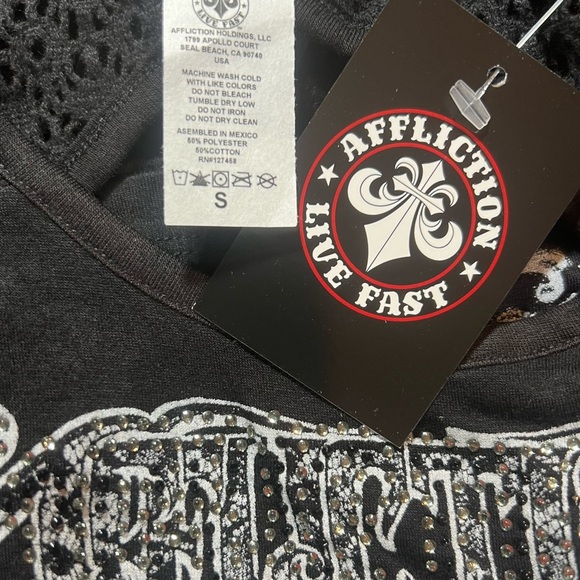 Affliction Women’s T-Shirt - Picture 12 of 12